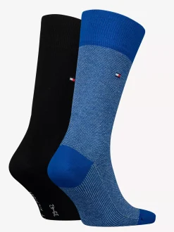 Skarpetki*Tommy Hilfiger 2 Pary Skarpet Ze Wzorem W żabie Oczko VICTORIA BLUE