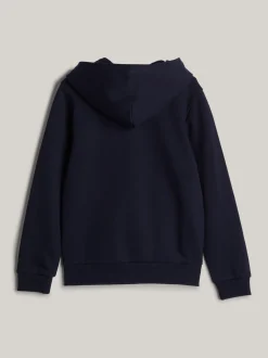 Bluzy Dresowe I Z Kapturem*Tommy Hilfiger Adaptive Bluza Z Kapturem I Wyhaftowanym Logo DESERT SKY