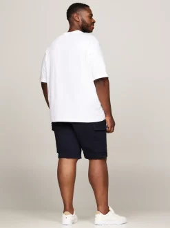 T-Shirty*Tommy Hilfiger Bardzo Wąski T-shirt Z Kolekcji Plus WHITE
