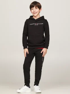 Bluzy Dresowe I Z Kapturem|Bluzy Dresowe I Z Kapturem*Tommy Hilfiger Bawełniana Bluza Essential Z Kapturem I Logo BLACK
