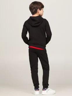 Bluzy Dresowe I Z Kapturem|Bluzy Dresowe I Z Kapturem*Tommy Hilfiger Bawełniana Bluza Essential Z Kapturem I Logo BLACK