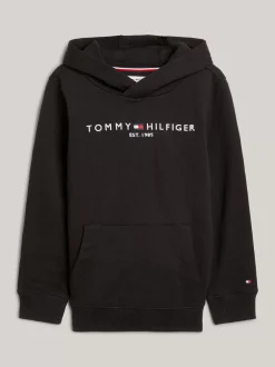 Bluzy Dresowe I Z Kapturem|Bluzy Dresowe I Z Kapturem*Tommy Hilfiger Bawełniana Bluza Essential Z Kapturem I Logo BLACK