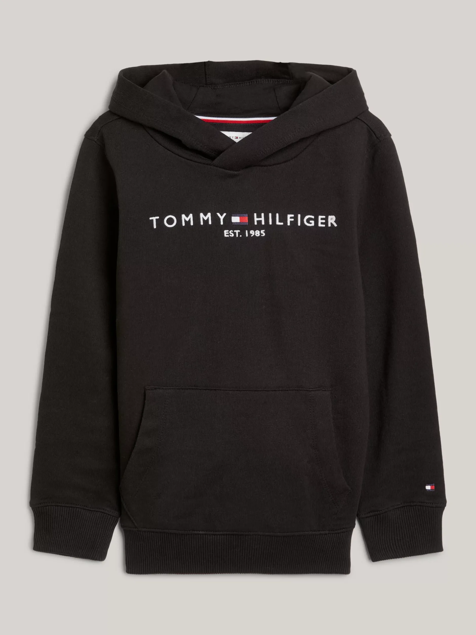 Bluzy Dresowe I Z Kapturem|Bluzy Dresowe I Z Kapturem*Tommy Hilfiger Bawełniana Bluza Essential Z Kapturem I Logo BLACK