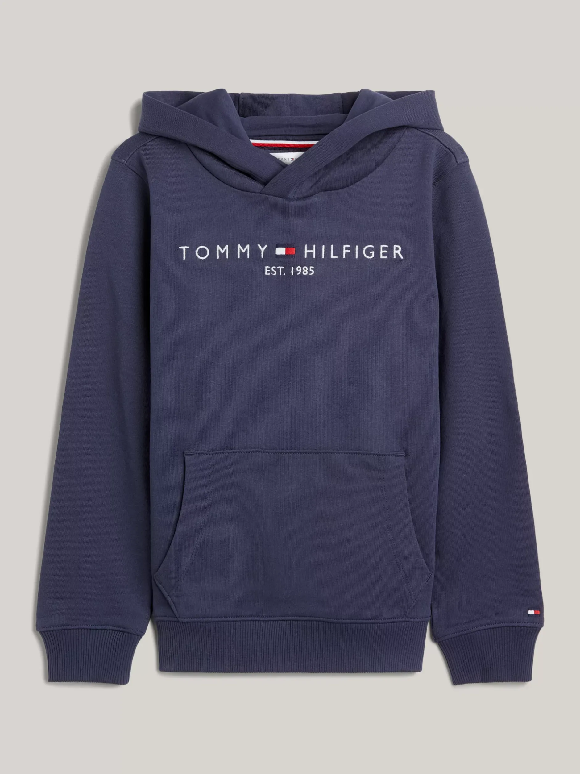 Bluzy Dresowe I Z Kapturem|Bluzy Dresowe I Z Kapturem*Tommy Hilfiger Bawełniana Bluza Essential Z Kapturem I Logo TWILIGHT NAVY