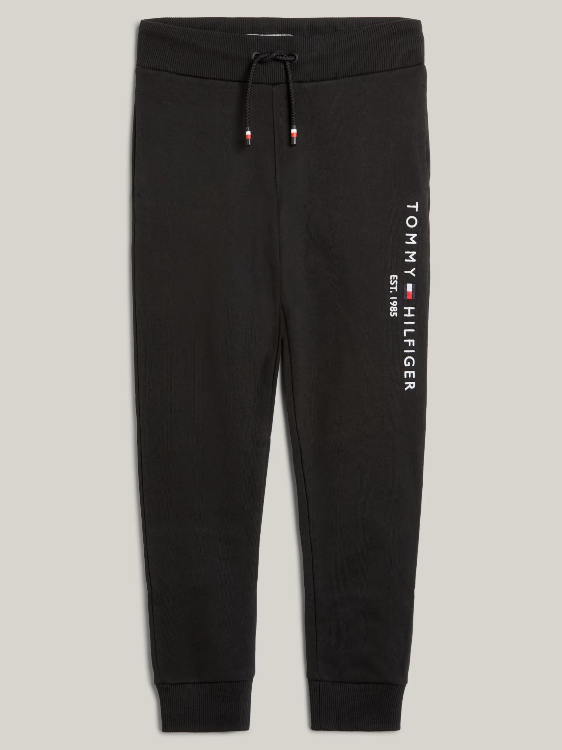 Spodnie, Szorty I Spódnice|Spodnie I Szorty*Tommy Hilfiger Bawełniane Joggery Essential Z Logo BLACK
