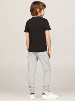 Topy I T-Shirty|T-Shirty I Koszulki Polo*Tommy Hilfiger Bawełniany T-shirt Essential Z Logo BLACK