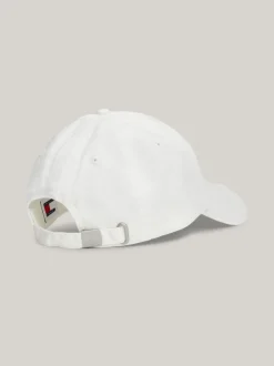 Czapki Z Daszkiem|Czapki I Szaliki*Tommy Hilfiger Bejsbolówka Heritage Z Wyhaftowaną Flagą ANCIENT WHITE