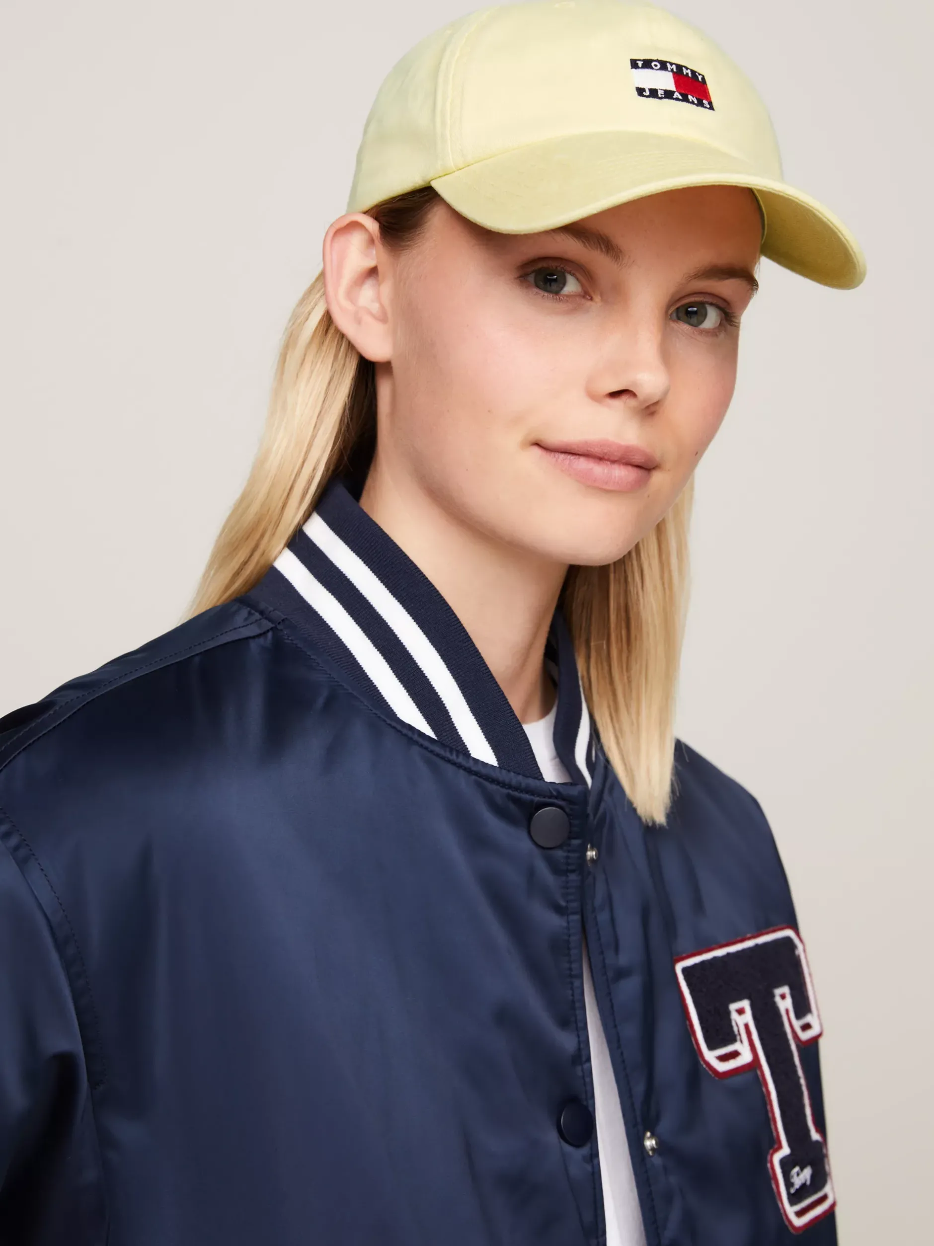 Czapki Z Daszkiem|Czapki I Szaliki*Tommy Hilfiger Bejsbolówka Heritage Z Wyhaftowaną Flagą LEMON TART