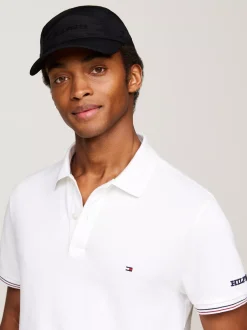Czapki Z Daszkiem|Czapki I Szaliki*Tommy Hilfiger Bejsbolówka Z Monotypowym Logo Hilfiger BLACK