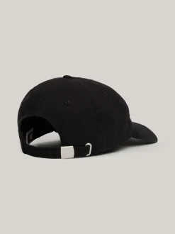 Czapki Z Daszkiem|Czapki I Szaliki*Tommy Hilfiger Bejsbolówka Z Podłużną Flagą BLACK