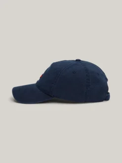 Czapki Z Daszkiem|Czapki I Szaliki*Tommy Hilfiger Bejsbolówka Z Podłużną Flagą DARK NIGHT NAVY