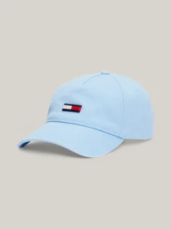 Czapki Z Daszkiem|Czapki I Szaliki*Tommy Hilfiger Bejsbolówka Z Podłużną Flagą VESSEL BLUE