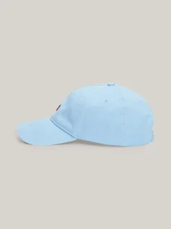 Czapki Z Daszkiem|Czapki I Szaliki*Tommy Hilfiger Bejsbolówka Z Podłużną Flagą VESSEL BLUE