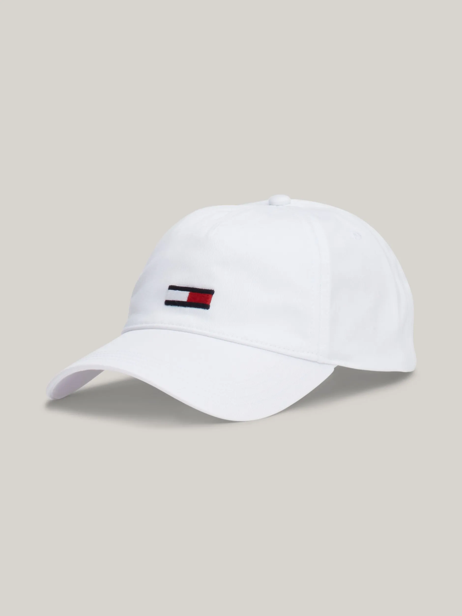 Czapki Z Daszkiem|Czapki I Szaliki*Tommy Hilfiger Bejsbolówka Z Podłużną Flagą WHITE