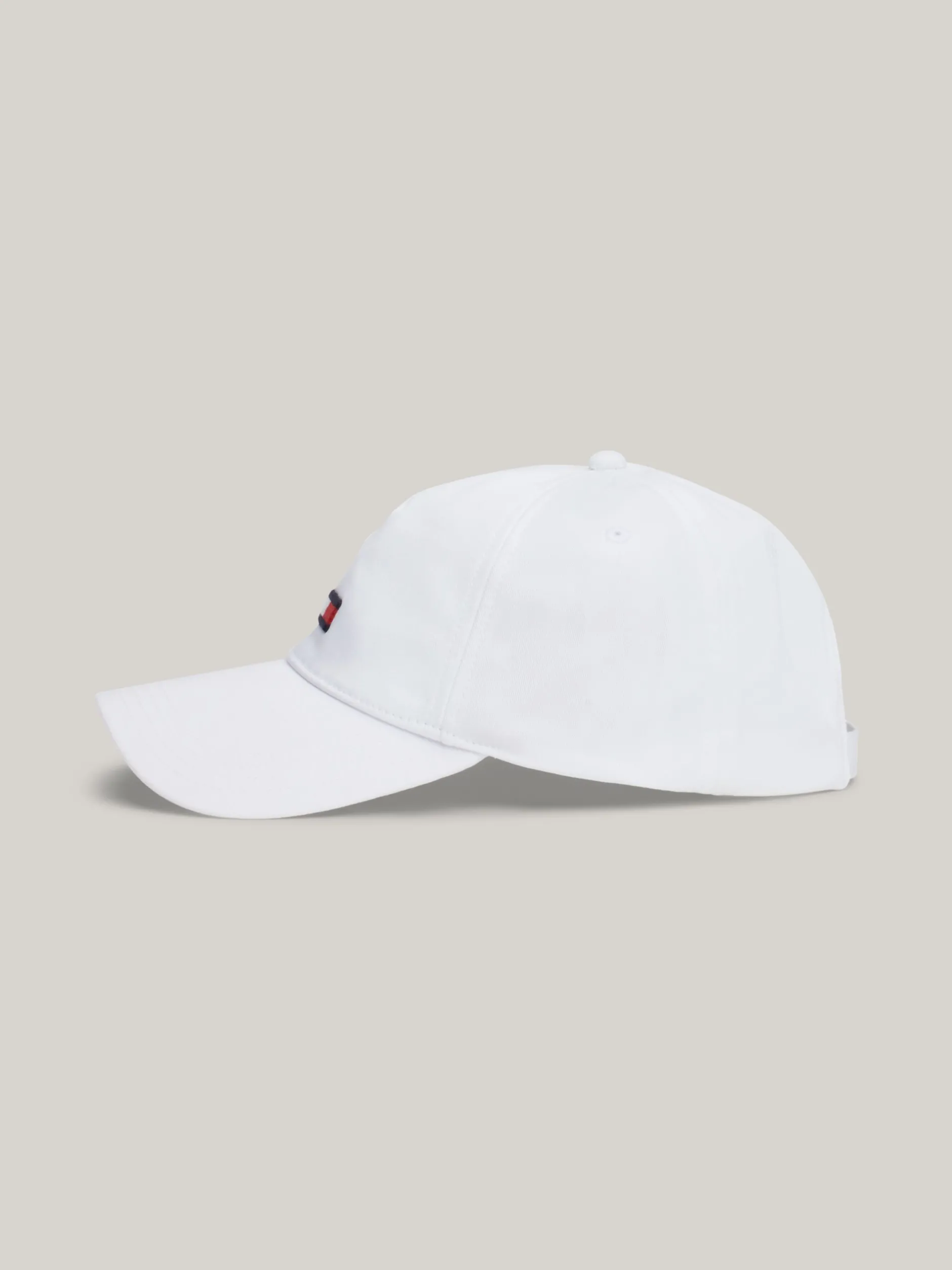 Czapki Z Daszkiem|Czapki I Szaliki*Tommy Hilfiger Bejsbolówka Z Podłużną Flagą WHITE