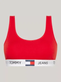 Biustonosze|Bielizna*Tommy Hilfiger Biustonosz Bralette Bez Podszewki Heritage DEEP CRIMSON