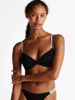 Biustonosze|Bielizna*Tommy Hilfiger Biustonosz Push-up Bez Fiszbin Z Logo Heritage BLACK