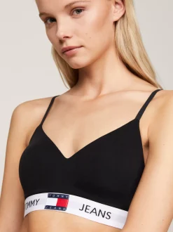 Biustonosze|Bielizna*Tommy Hilfiger Biustonosz Push-up Typu Bralette Heritage Z Logo BLACK