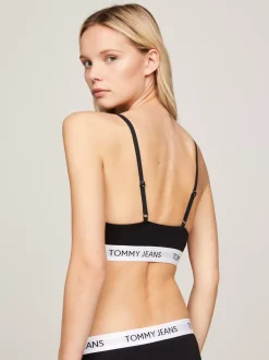 Biustonosze|Bielizna*Tommy Hilfiger Biustonosz Push-up Typu Bralette Heritage Z Logo BLACK