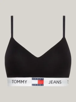 Biustonosze|Bielizna*Tommy Hilfiger Biustonosz Push-up Typu Bralette Heritage Z Logo BLACK