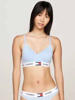Biustonosze|Bielizna*Tommy Hilfiger Biustonosz Push-up Typu Bralette Heritage Z Logo CHAMBRAY BLUE