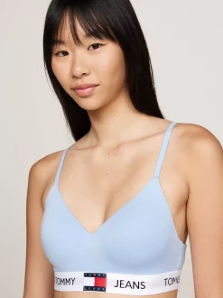 Biustonosze|Bielizna*Tommy Hilfiger Biustonosz Push-up Typu Bralette Heritage Z Logo CHAMBRAY BLUE