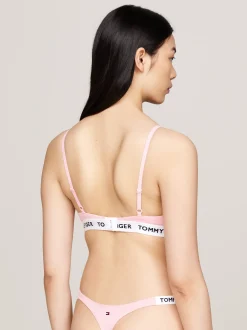 Biustonosze|Bielizna*Tommy Hilfiger Biustonosz TH Heritage Z Logo BALLET PINK