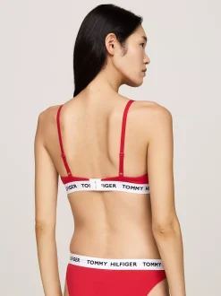 Biustonosze|Bielizna*Tommy Hilfiger Biustonosz TH Heritage Z Logo PRIMARY RED