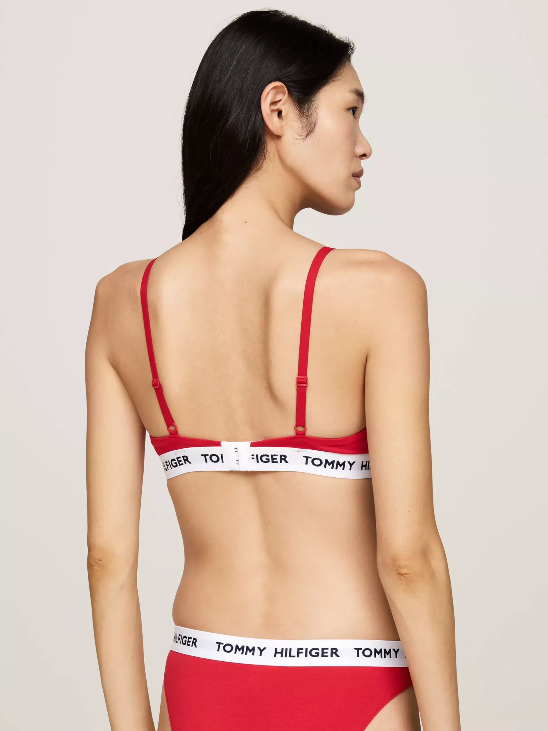 Biustonosze|Bielizna*Tommy Hilfiger Biustonosz TH Heritage Z Logo PRIMARY RED