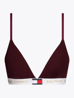 Biustonosze|Bielizna*Tommy Hilfiger Biustonosz TH Heritage Z Logo DEEP BURGUNDY
