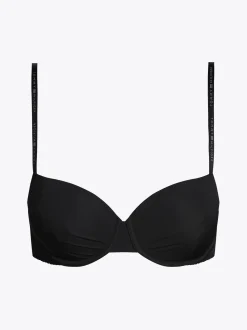 Biustonosze|Bielizna*Tommy Hilfiger Biustonosz Z Półmiseczkami I Poduszkami BLACK