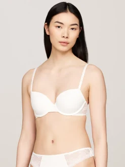 Biustonosze|Bielizna*Tommy Hilfiger Biustonosz Z Półmiseczkami I Poduszkami IVORY