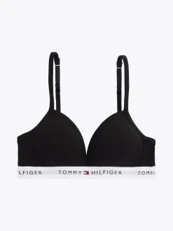 Bielizna & Skarpetki*Tommy Hilfiger Biustonosz Z Trójkatnymi Miseczkami BLACK