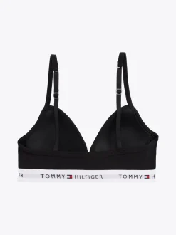 Bielizna & Skarpetki*Tommy Hilfiger Biustonosz Z Trójkatnymi Miseczkami BLACK