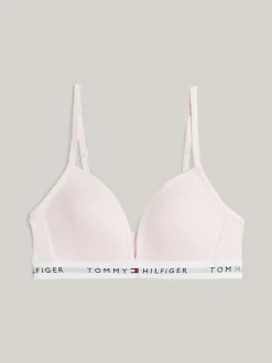 Bielizna & Skarpetki*Tommy Hilfiger Biustonosz Z Trójkatnymi Miseczkami LIGHT PINK