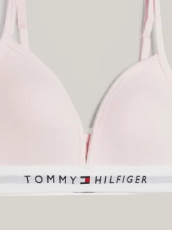 Bielizna & Skarpetki*Tommy Hilfiger Biustonosz Z Trójkatnymi Miseczkami LIGHT PINK