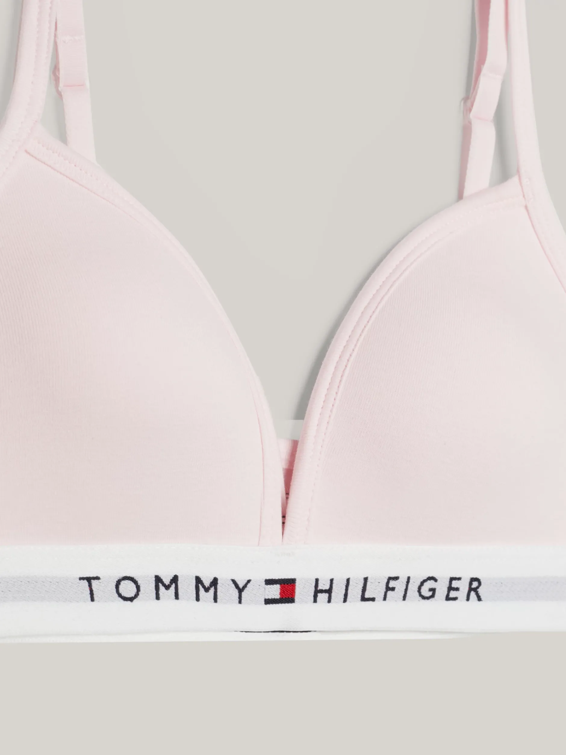 Bielizna & Skarpetki*Tommy Hilfiger Biustonosz Z Trójkatnymi Miseczkami LIGHT PINK