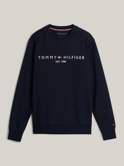Bluzy Dresowe & Z Kapturem*Tommy Hilfiger Bluza Adaptive Z Logo DESERT SKY
