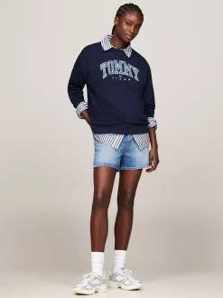 Bluzy Dresowe & Z Kapturem*Tommy Hilfiger Bluza Prep Explorer O Luźnym Kroju DARK NIGHT NAVY