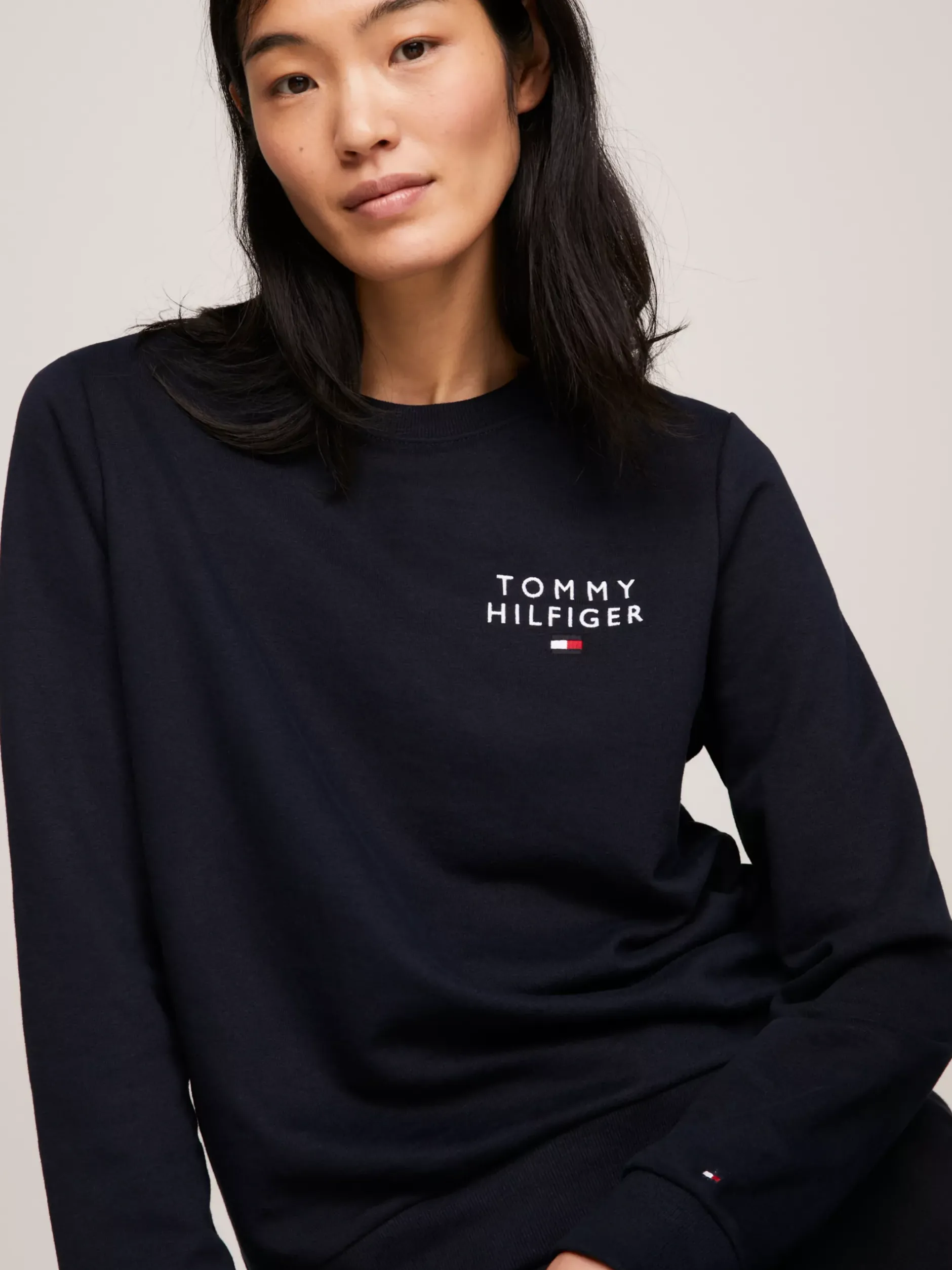 Stroje Domowe*Tommy Hilfiger Bluza TH Original Z Logo DESERT SKY