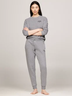 Stroje Domowe*Tommy Hilfiger Bluza TH Original Z Logo MID GREY HT