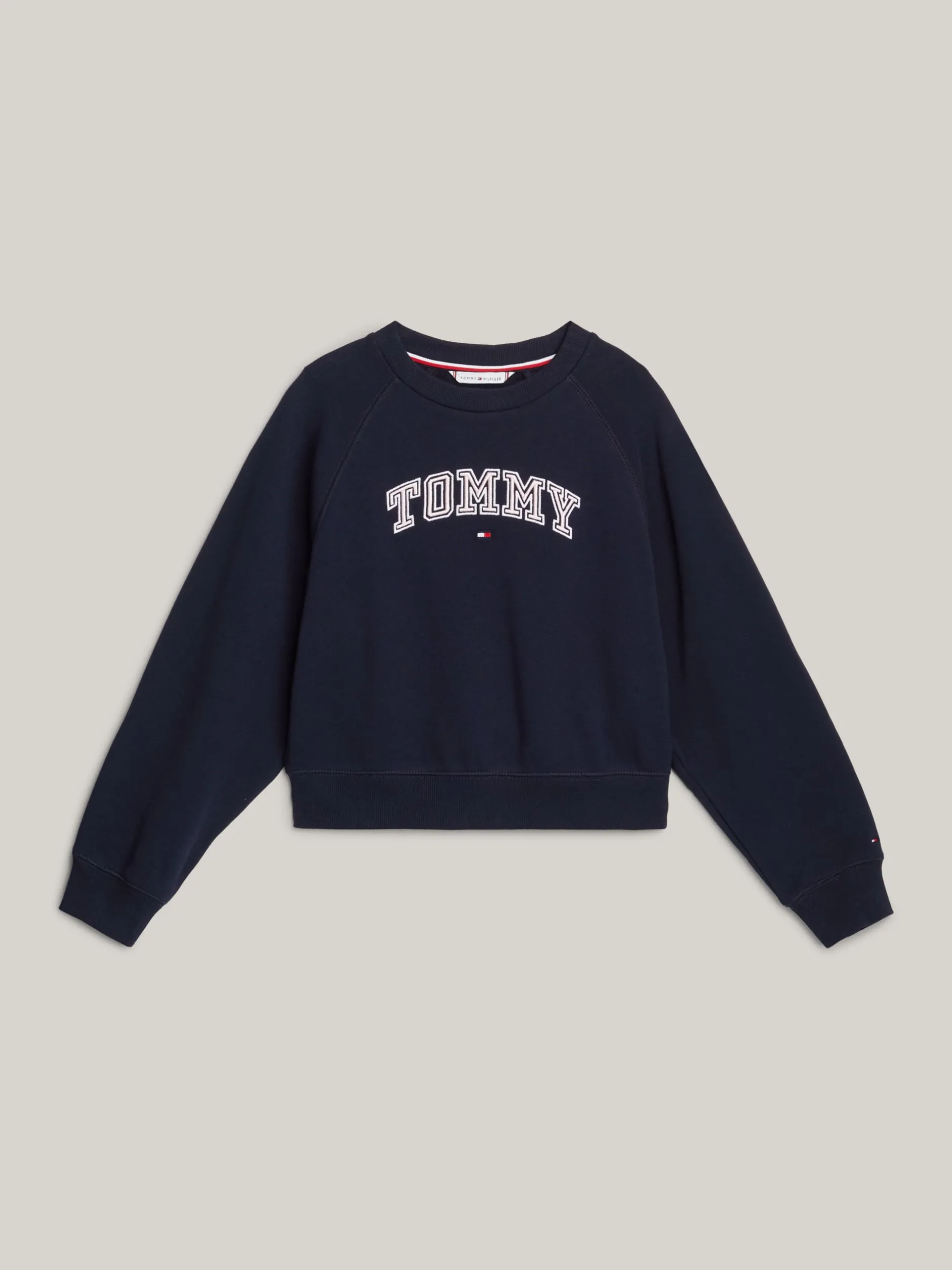 Bluzy Dresowe I Z Kapturem*Tommy Hilfiger Bluza W Stylu Varsity Z Wyhaftowanym Logo DESERT SKY