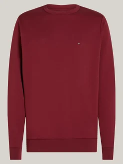 Bluzy Dresowe & Z Kapturem*Tommy Hilfiger Bluza Z Dzianiny Technicznej DEEP ROUGE