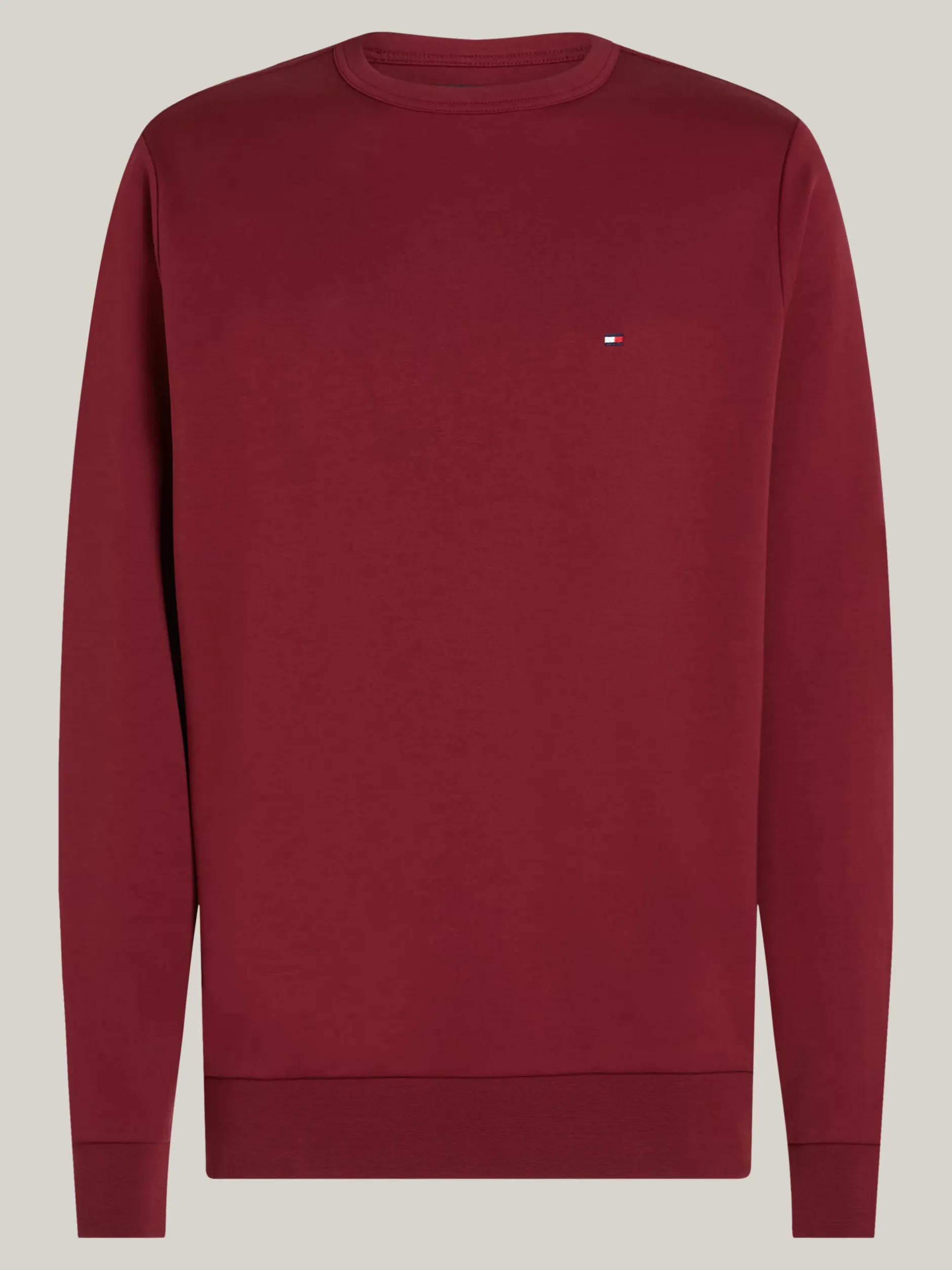 Bluzy Dresowe & Z Kapturem*Tommy Hilfiger Bluza Z Dzianiny Technicznej DEEP ROUGE