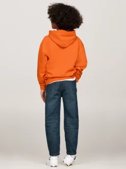 Bluzy Dresowe I Z Kapturem|Bluzy Dresowe I Z Kapturem*Tommy Hilfiger Bluza Z Haftowaną Flagą ORANGE THUNDER