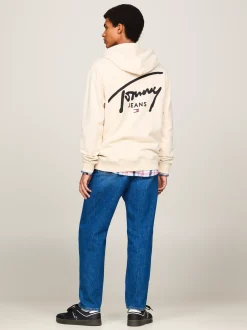 Bluzy Dresowe & Z Kapturem*Tommy Hilfiger Bluza Z Kapturem I Logo NEWSPRINT
