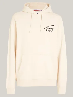 Bluzy Dresowe & Z Kapturem*Tommy Hilfiger Bluza Z Kapturem I Logo NEWSPRINT