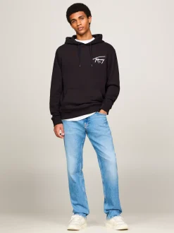 Bluzy Dresowe & Z Kapturem*Tommy Hilfiger Bluza Z Kapturem I Logo BLACK