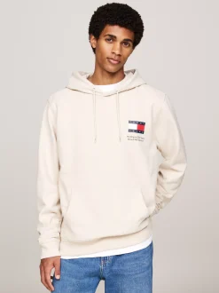 Bluzy Dresowe & Z Kapturem*Tommy Hilfiger Bluza Z Kapturem I Logo NEWSPRINT