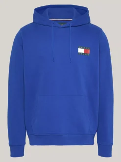 Bluzy Dresowe & Z Kapturem*Tommy Hilfiger Bluza Z Kapturem I Logo BRIGHT BLUE